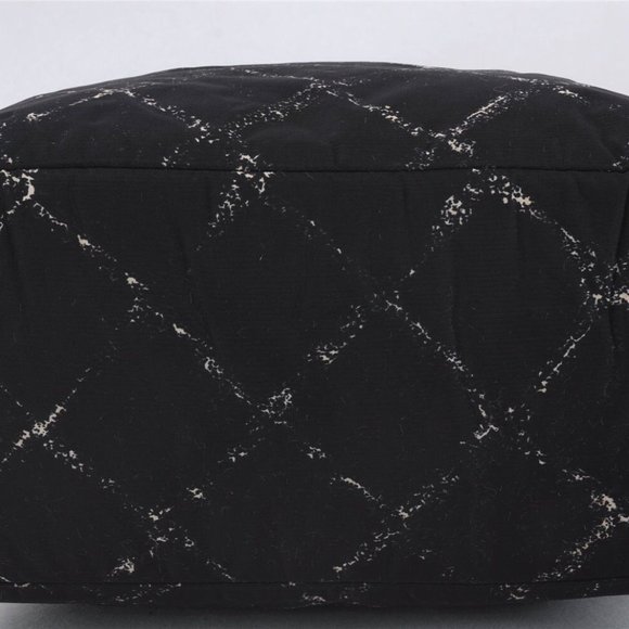 CHANEL Travel Line Hand Boston Bag Nylon Black - Picture 5 of 11